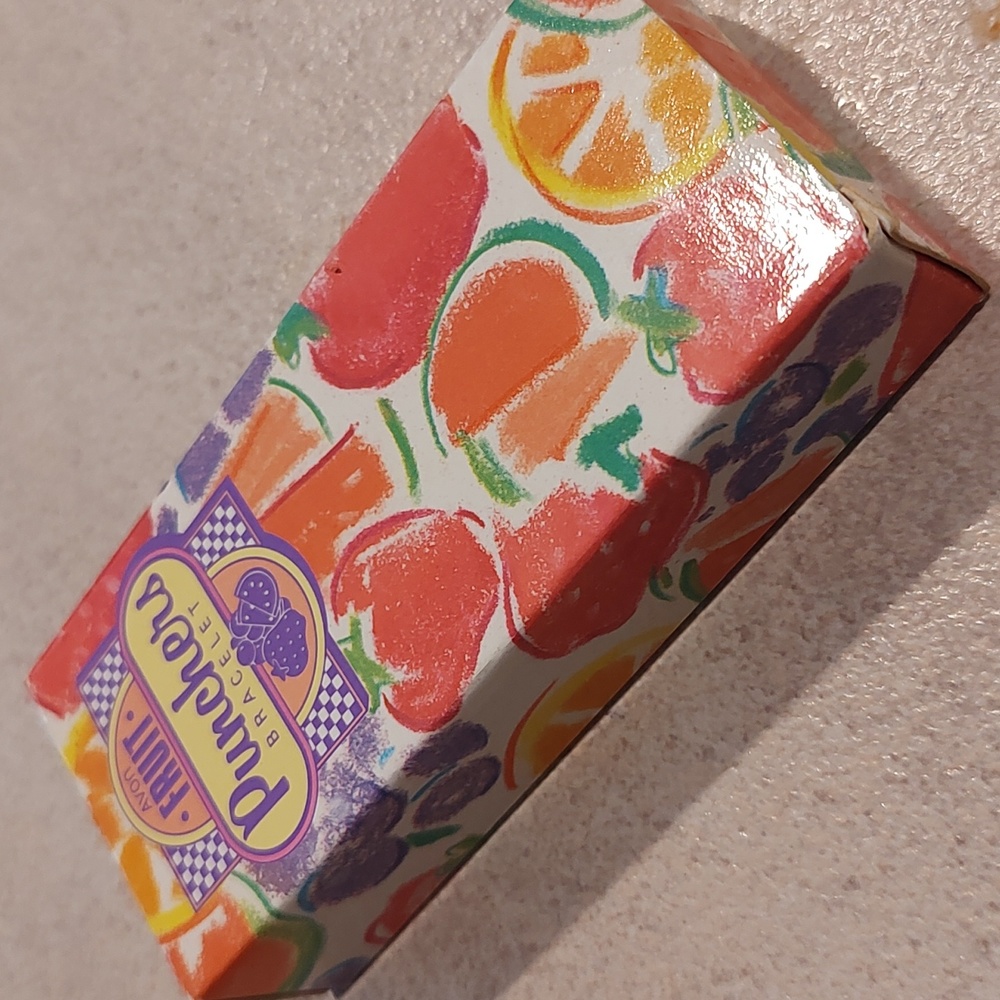 Color to your wrist with this Avon Vintage 1990 Fruit Punchers Bracelet in box